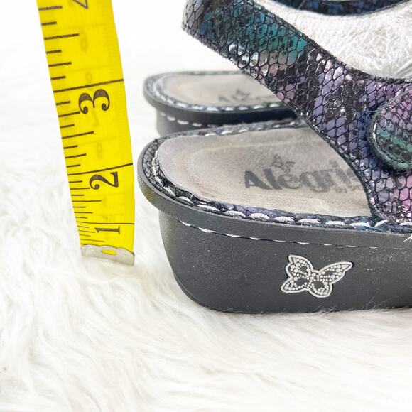 Alegria 40 EU 10 US Womens Metallic Kleo Special Serpent Cage Comfort Sandals - Picture 4 of 14